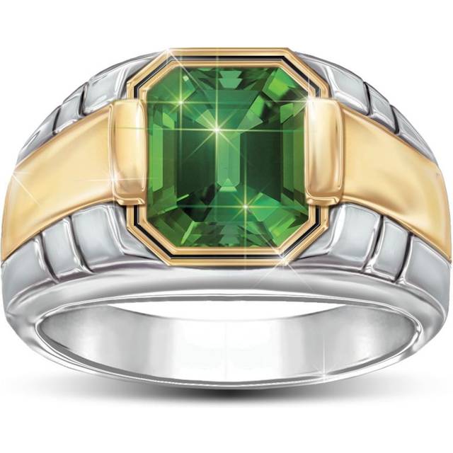 'Force Of Nature' Men's Sterling Silver Helenite Ring