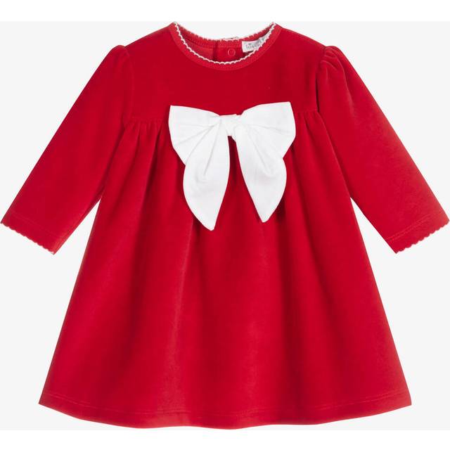Kissy Kissy Baby Girls Red Christmas Magic Dress - 9 month