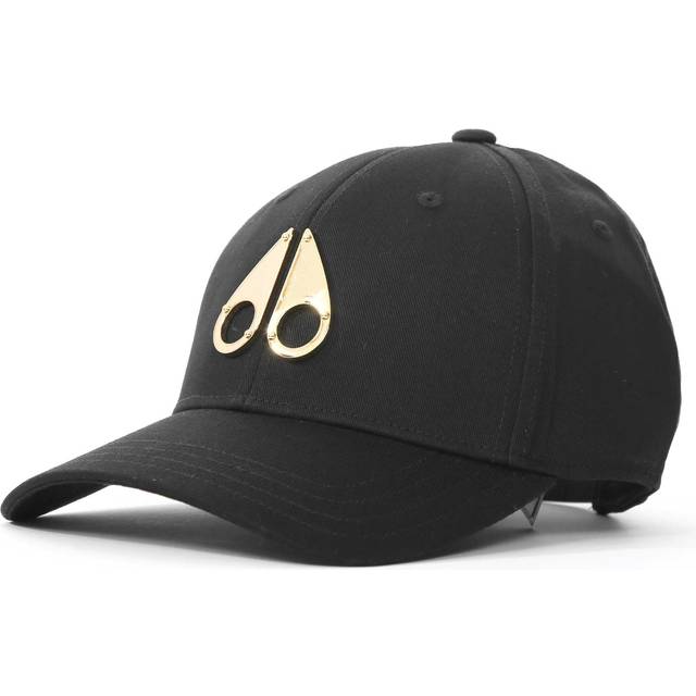 Moose Knuckles, Accessoarer, Herr, ONE Size, Bomull, Svart Logo Ikon Keps Stilfull - black (ONE SIZE)