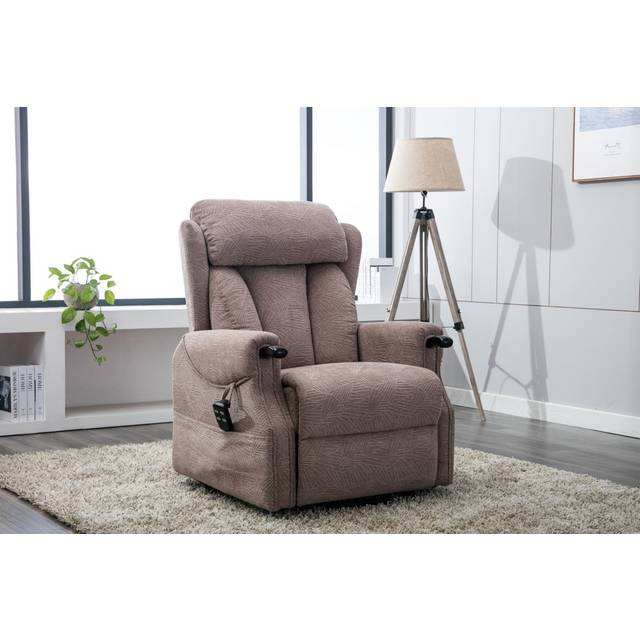 Denmark Riser Recliners - Brushstroke Mocha - Beige