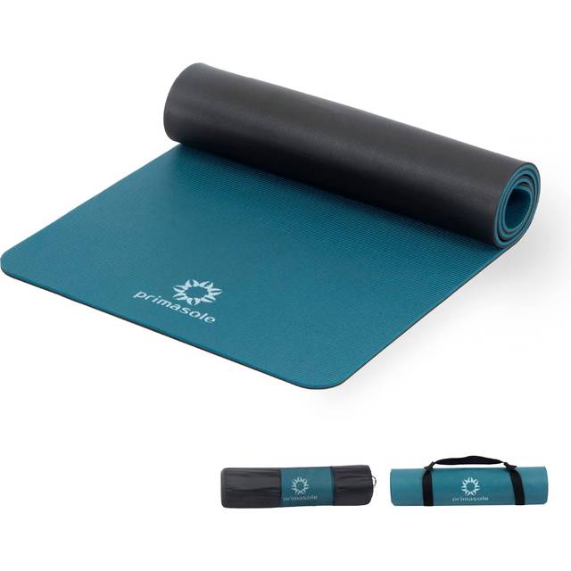 Primasole Yoga Mat Eco-Friendly Material 1/210mm Non-Slip Yoga Pilates Fitness at Home & Gym Twin Color Jango Green/Black PSS91NH075A