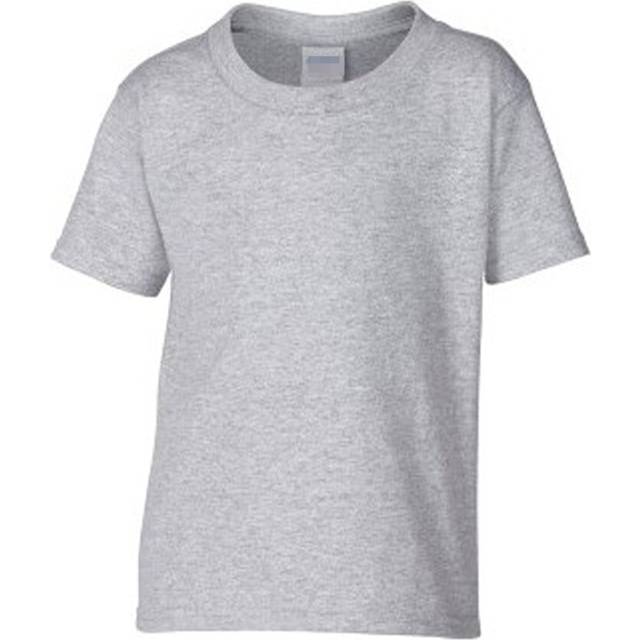 (Grey, Medium / 3T / 2-3 YO) Cotton T-Shirt Basic Blank Plain Tee Top for Baby Toddler Youth Kids Boy Girl