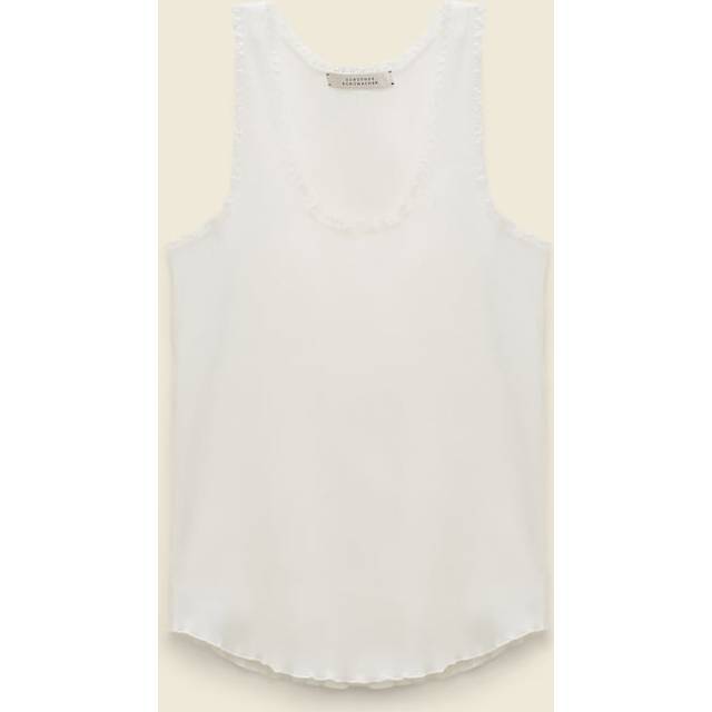 Dorothee Schumacher, Topp, Dam, L, Bomull, Ribbad spetstopp
