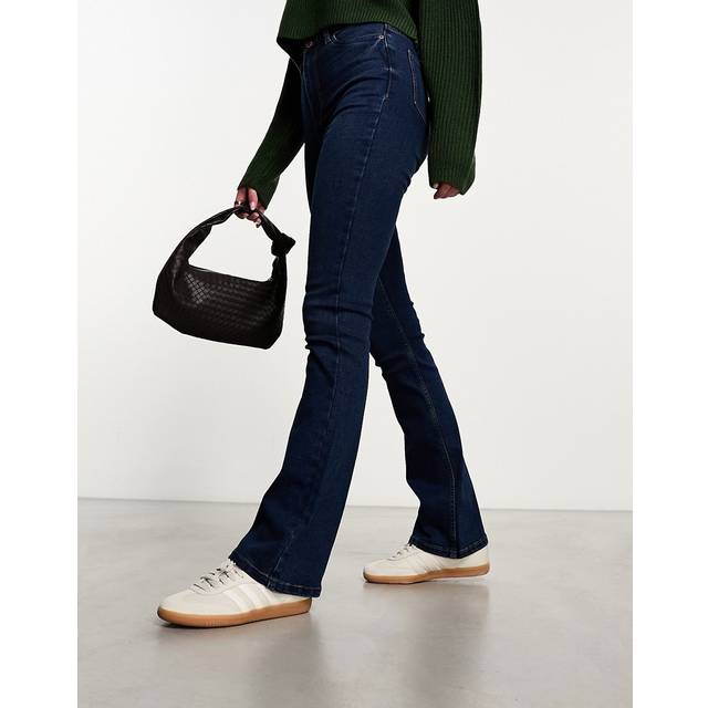 New Look Women's Dark Blue Waist Enhance Quinn Bootcut Jeans - 8L32
