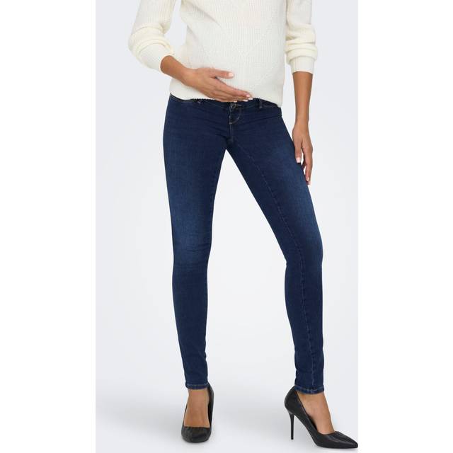 Only Maternity Skinny Jeans - Medium Blue Denim