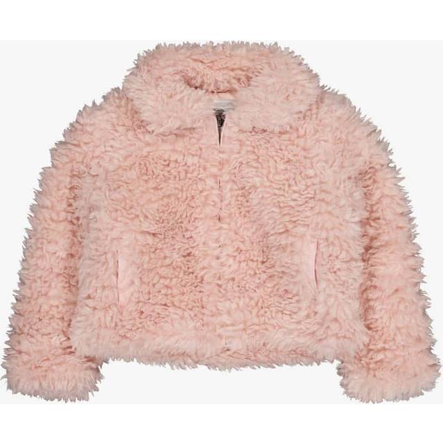 Recycled Faux Fur Jacket - Pink (5A - 6A - 12A)