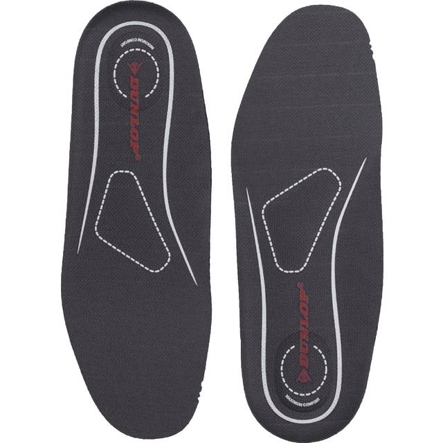 (4 UK, Black) Dunlop Unisex Adults Supportive Odour Control Insoles