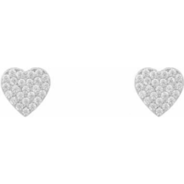 North mini heart ear Silver/clear-Onesize