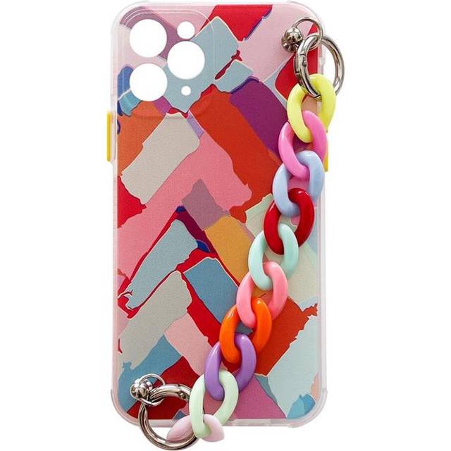 Color Gel Chain Pendant Skal Galaxy S21 5G - FlerfÃ¤rgad