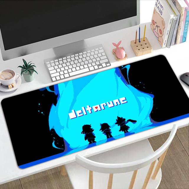 (a-A6 300x600x2mm) Deltarune Chapter 2 Spamton Mouse Pad Carpet Desk Computer Anime Table Mens Mousepad PC Keyboard Mat Gamer Play Printing Gaming