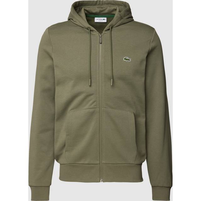 Lacoste Zip-Up Fleece Hoodie - Green