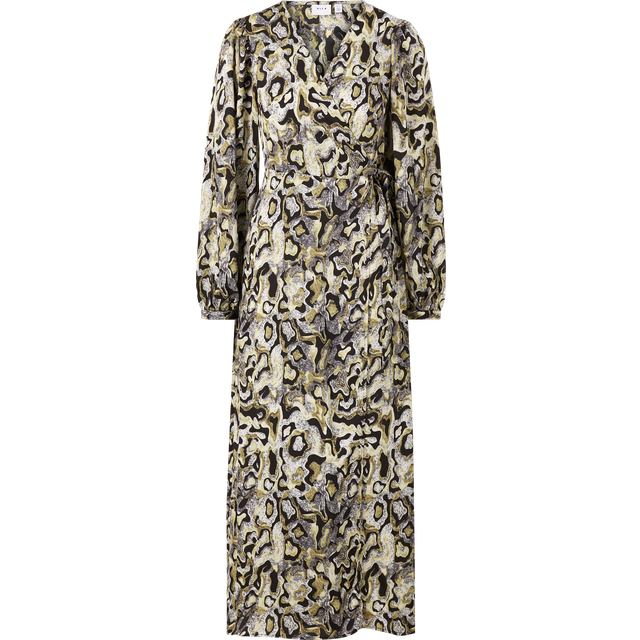 Vila - Maxiklänning viSafir L/S Dress - Svart