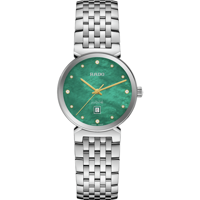 Rado Florence Women's Diamond Green MOP Dial Stainless Steel Watch