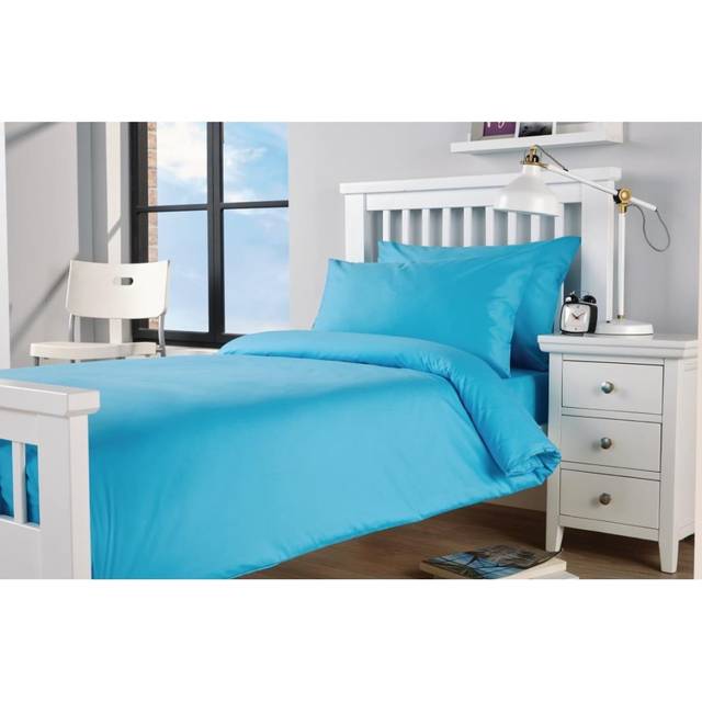 Mitre Essentials Spectrum Duvet Cover Open Turquoise Single