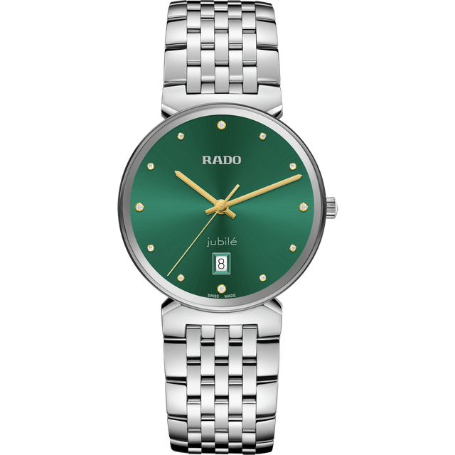 Rado Florence Men's Green Dial Stainless Steel Bracelet Watch