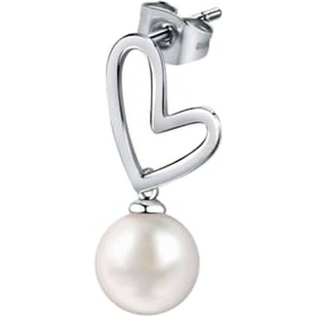 La Petite Story Single Steel Earrings With Synthetic Pearl LPS02AQM24 For Women