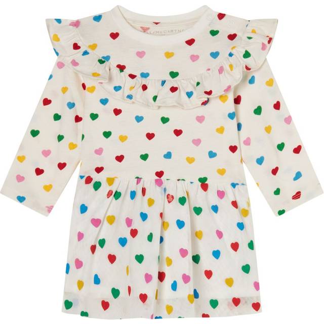 Stella McCartney Kids Baby printed cotton jersey dress - multicoloured (M 12)