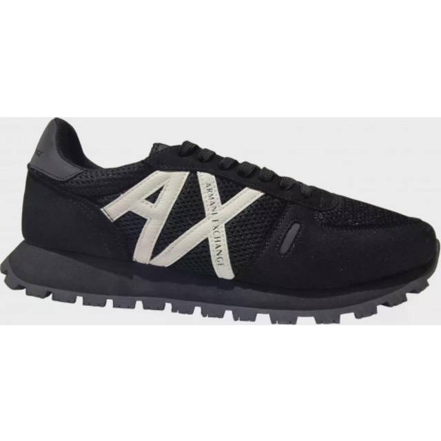 Armani Exchange, Sneakers, male, Black, 11 UK, Nouvelle Basket Trainers