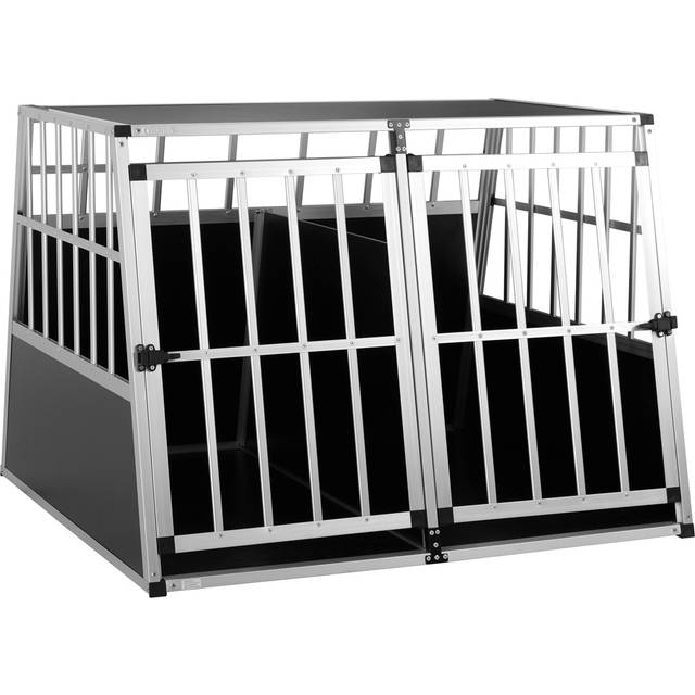 Dog Car Crate XXL Aluminium 97x90x70cm
