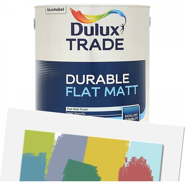 Dulux Trade Durable Flat Matt Tinted Colour Match 5L