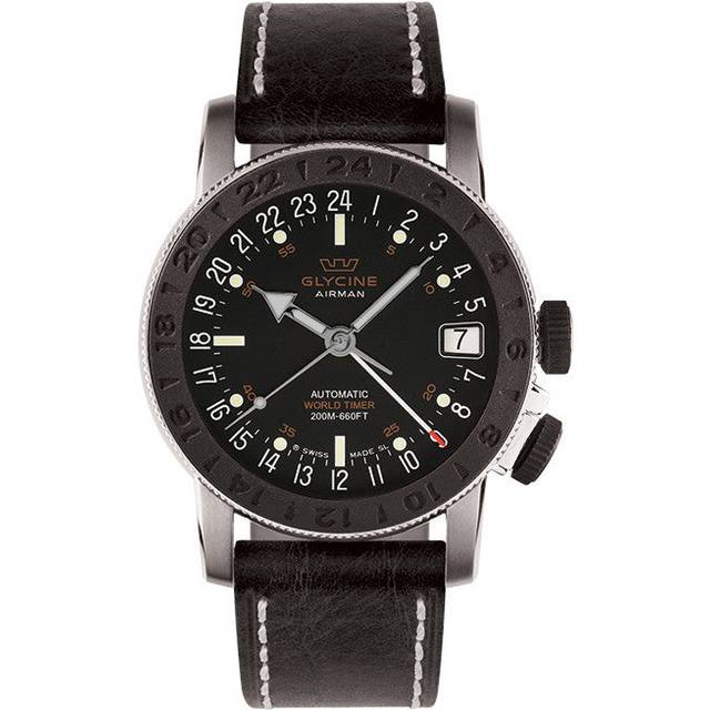 Glycine Watch Airman 17 Sphair D - Black