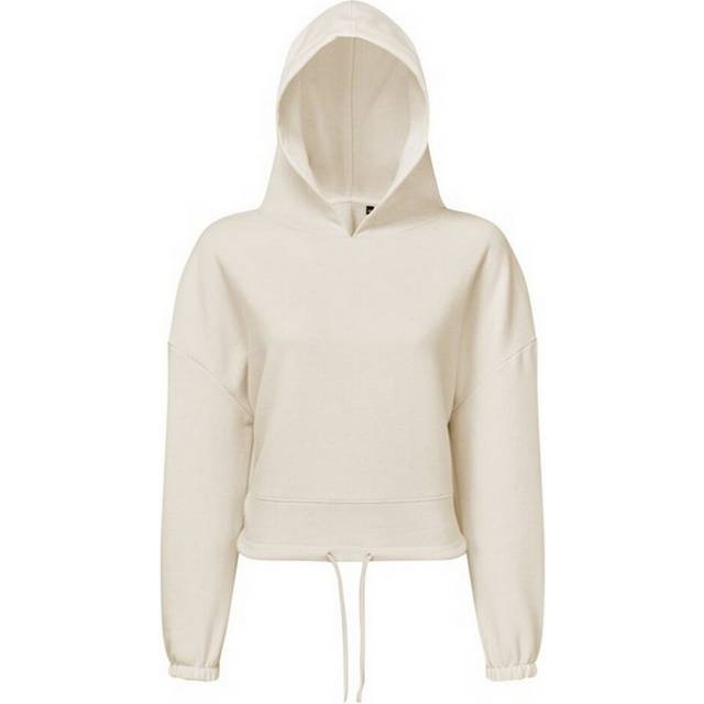 (6 UK, Natural) TriDri Womens/Ladies Oversized Crop Hoodie