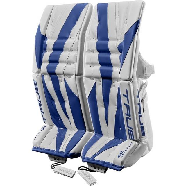 TRUE Målvaktsbenskydd Catalyst 7X3 Sr White/Blue - Vit/Blå (34+2)