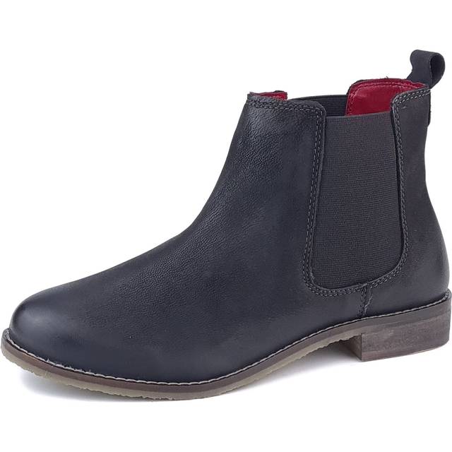 Ladies leather chelsea boots pull on red olive grey womens frank james aintree