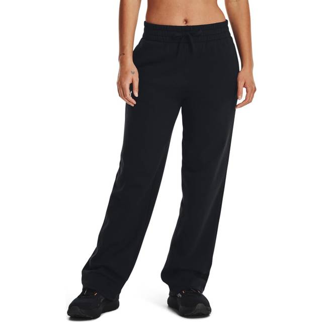 Under Armour Womens Rival Fleece Straight Leg Pant Size: Extra Small, Colour: Black