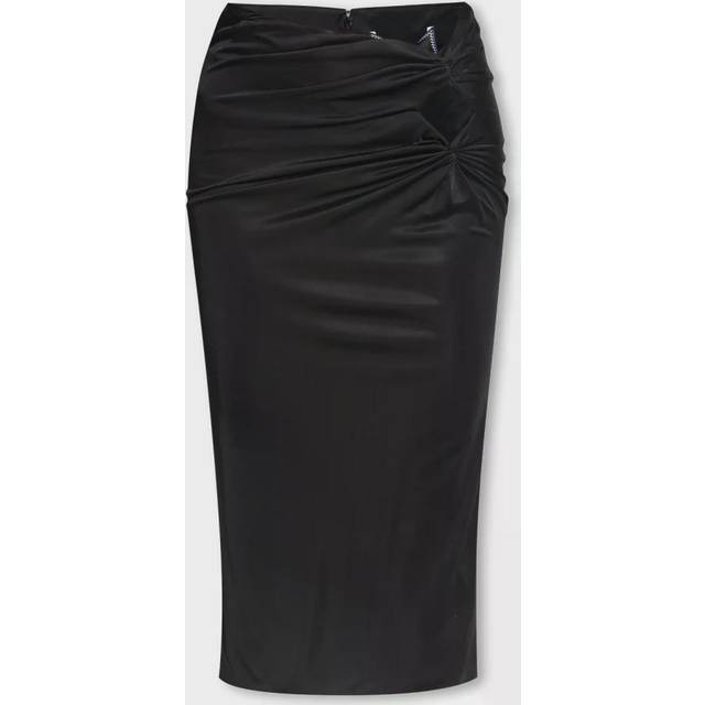 Versace Black Dua Lipa Edition Midi Skirt - 1B000/Black - IT 42