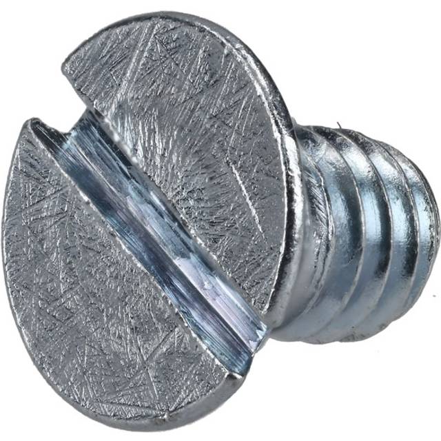 R-TECH 337064 Slotted Countersunk Machine Screws BZP M4 6mm - Pack...