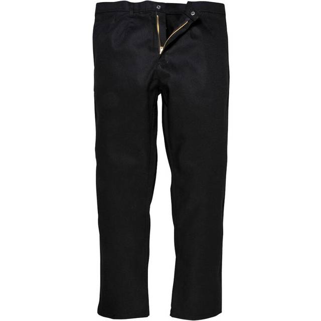 (3XL R, Black) Portwest Mens Bizweld Work Trousers
