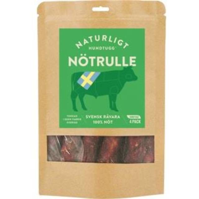 Naturligt Hundtugg Nötrulle 4 st