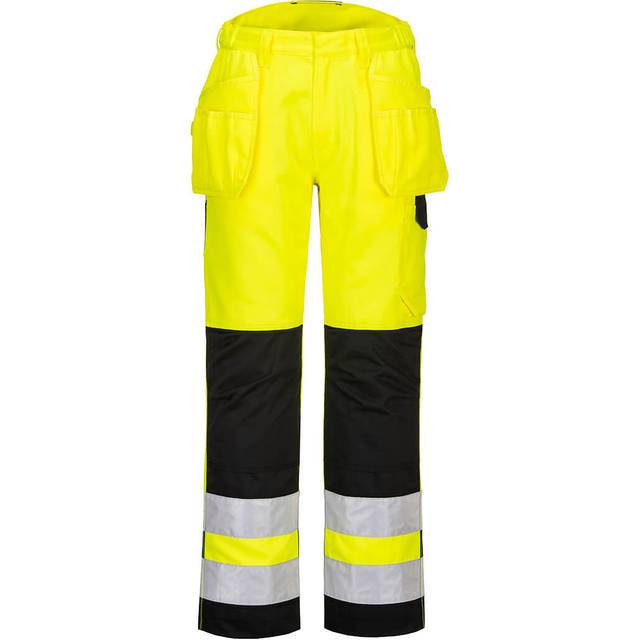 Portwest PW2 Hi-Vis Holster Trouser PW242 Yellow/Black 38 Colour: Yell