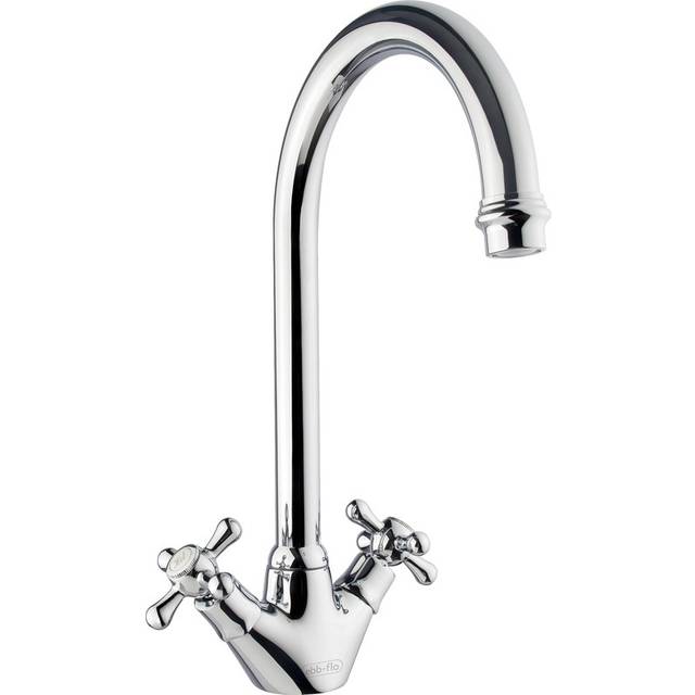 Ebb and Flo Ebb + Flo Traditional Mono Mixer Kitchen Tap in Chrome Brass