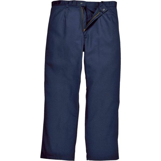 (M R, Navy) Portwest Mens Bizweld Work Trousers