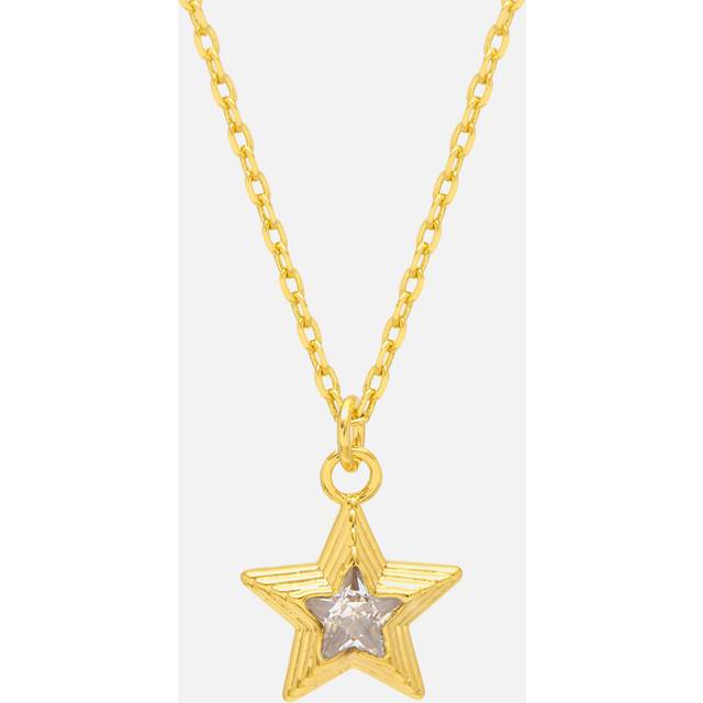 Estella Bartlett Blue Star Gold-Tone Necklace