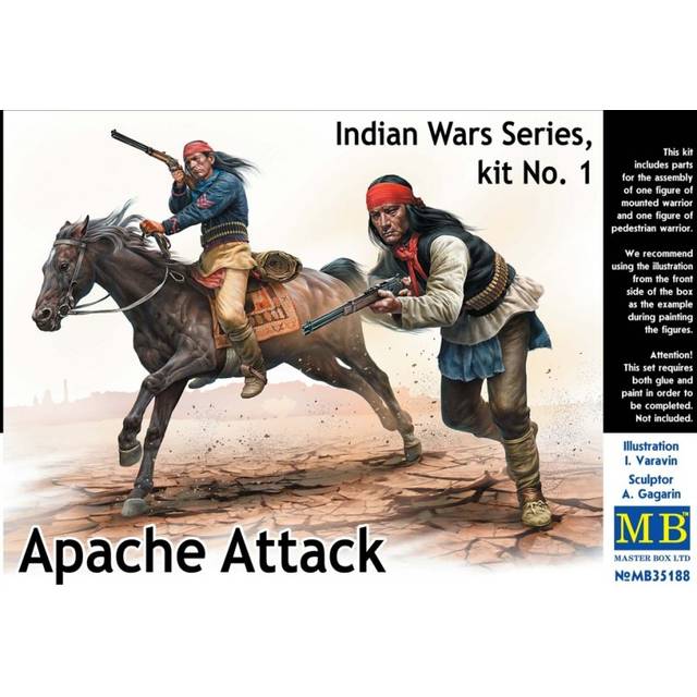 MAS35188 - Masterbox 1:35 - Indian Wars Series Apache Attack