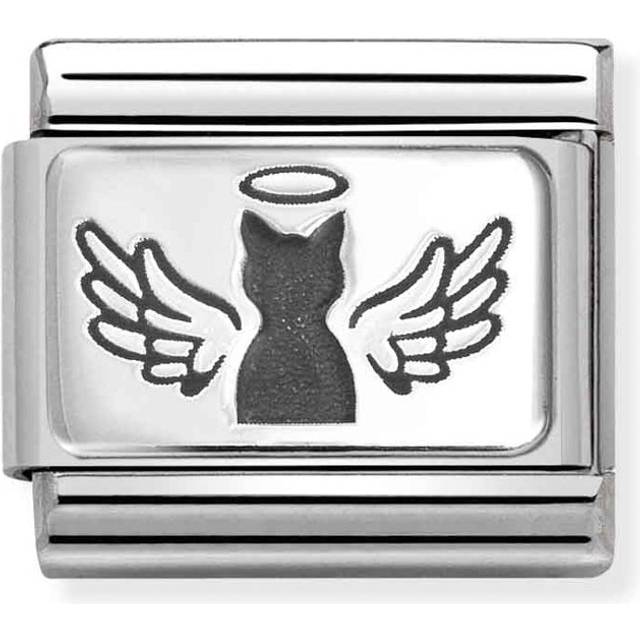 Nomination Angel Cat Charm - Silver