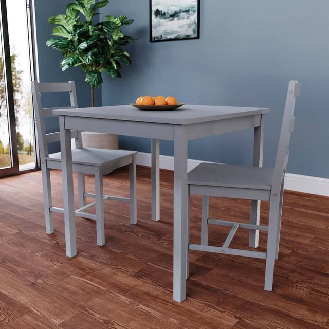 Vida Designs Yorkshire 2 Seater Dining Set Grey