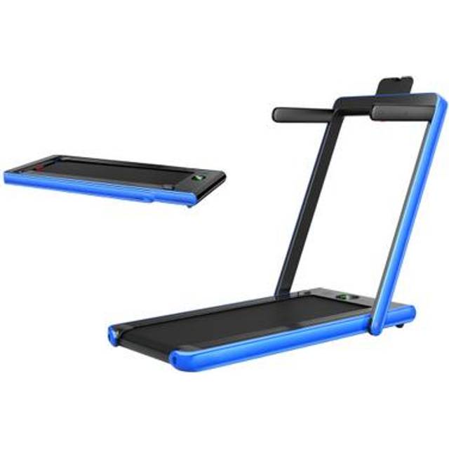 Shock-Absorbing Electric Treadmill - Pink Or Grey | Wowcher - Black