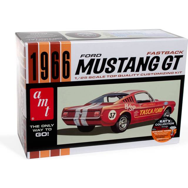 AMT 1305 1966 Ford Mustang GT Fastback 1:25 Model Kit