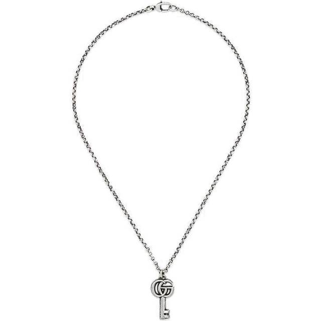 Gucci GG Marmont Silver Necklace