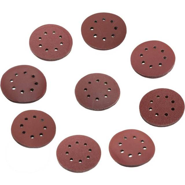 (2000#) 10pcs 8 Holes Abrasive Sand Discs Sanding Paper 60-2000 Grit SandPaper