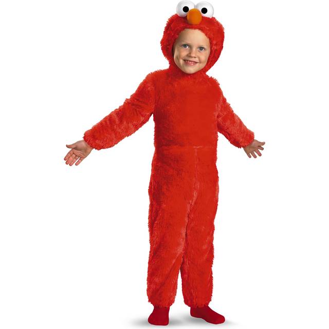 Fuzzy Elmo Toddler Costume - Orange&#47;Red&#47;White (3T/4T)