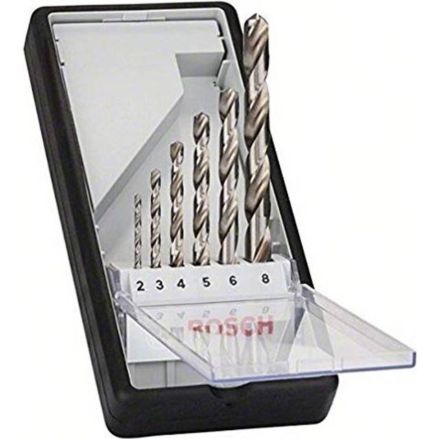 Bosch drill bit set metal steel x13 hss jobber drills point