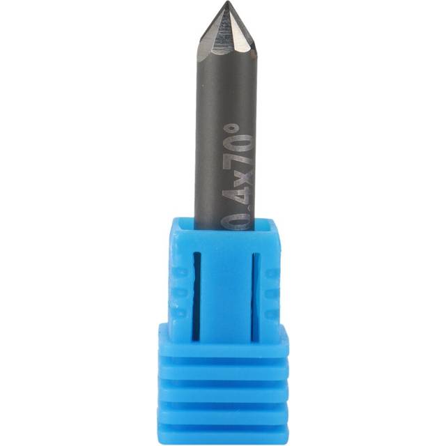 PCD Diamond Engraving Bits Engraver CNC Carving Tools Stone Carbide Milling Cutter on Granite D6XL40X70degreeX0.4