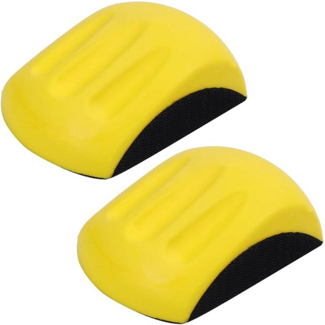 2X 5 Inch Hand Sanding Block For Hook & Loop Sandpaper Hand Pad Polishing Pad Abrasive Tools