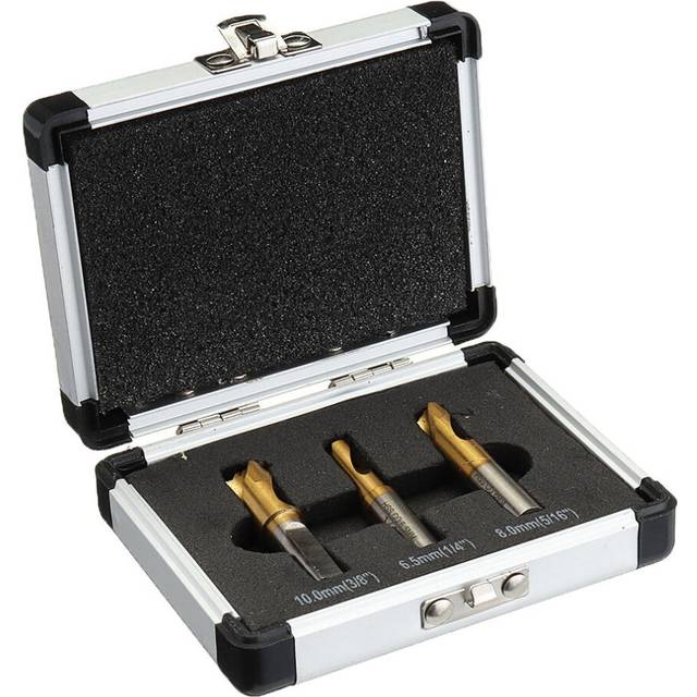3pcs 6.5mm 8mm 10mm HSS CO Spot Weld Sheet Metal Hole Cutter Solder Joint Removal Drill Bits Tools Kit