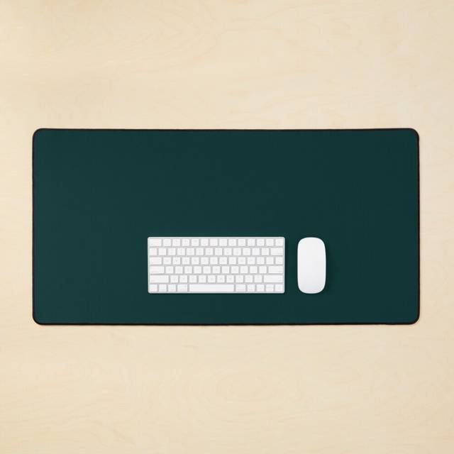 Desk Mat Racing Green Large Gaming Mouse Pad 35x16 inch